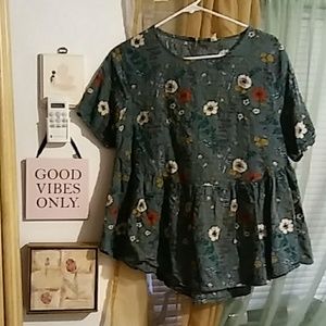 Flower print Blouse/camisole